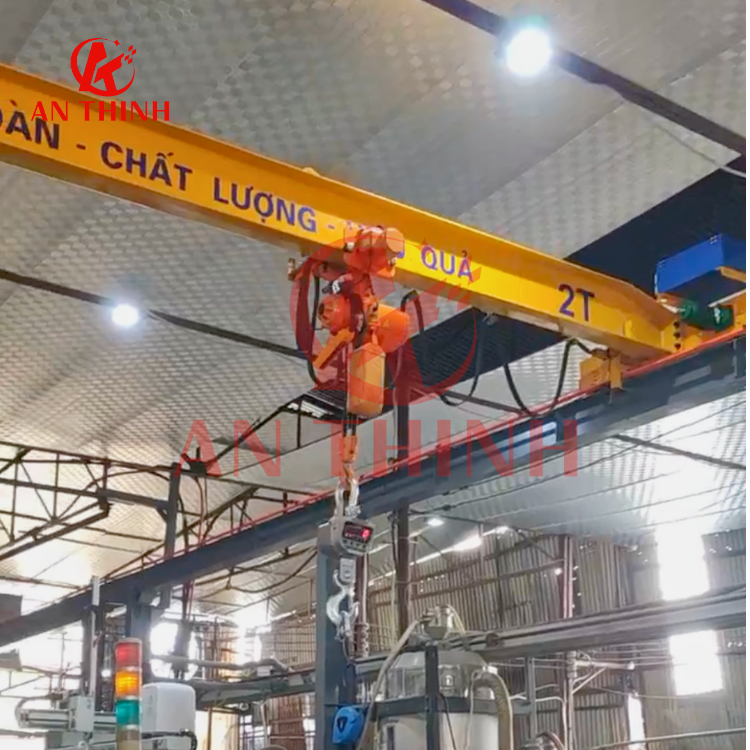 Cầu trục dầm đơn 2 tấn