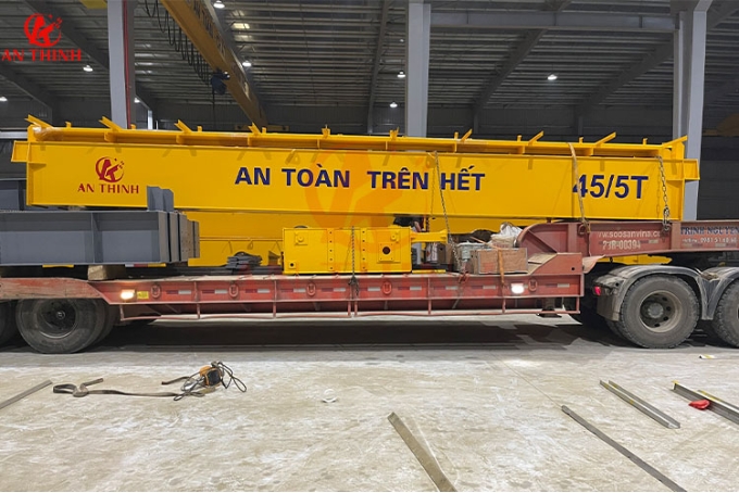 Nguyên nhân khiến cầu trục dầm đôi bị rung hoặc lệch ray