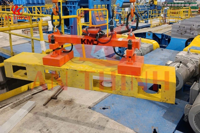 Cấu tạo của mâm từ cầu trục