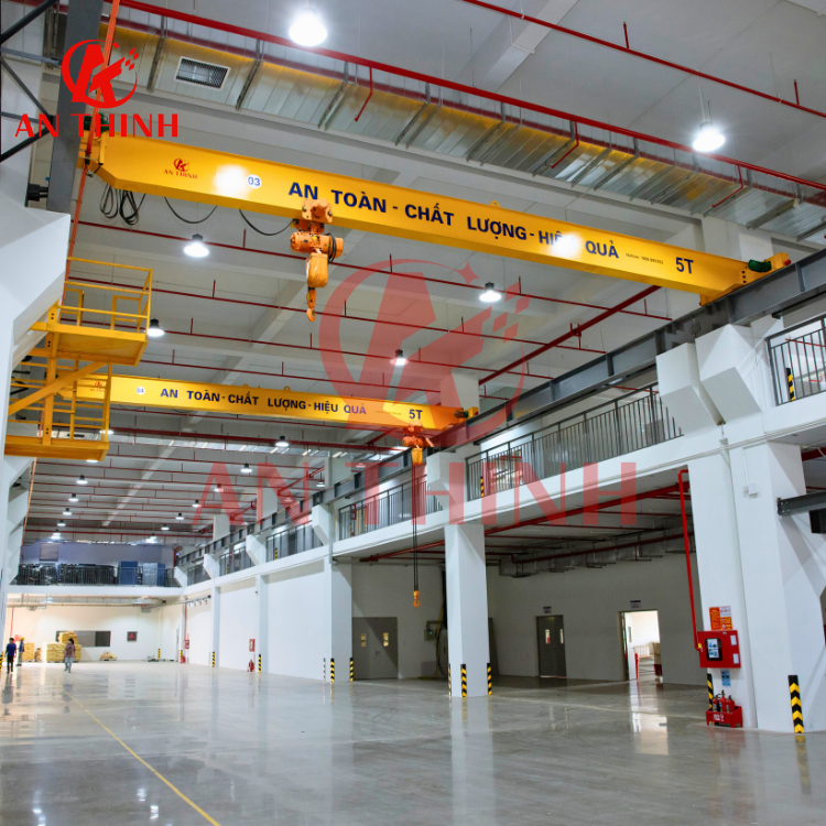5 bộ cầu trục dầm đơn 5 tấn do An Thịnh thực hiện