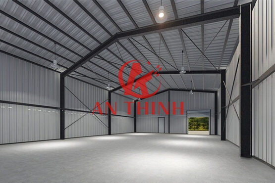 Ứng dụng nhà thép tiền chế trong kho lạnh, logistic và kho bảo quản hàng hóa