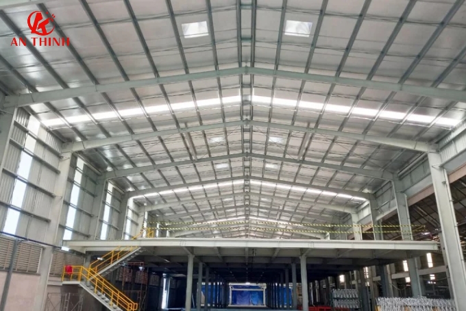 Giải pháp thiết kế & thi công nhà thép tiền chế cho kho logistics