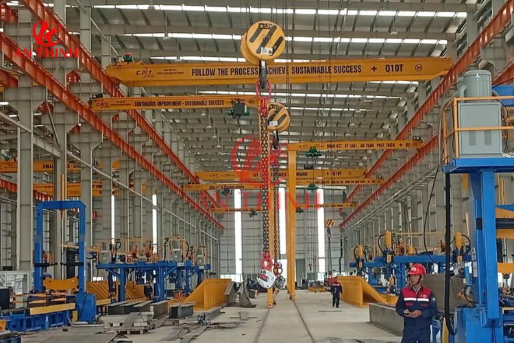 Anh Thịnh hoàn thành bàn giao dự án cầu trục 10T dầm đôi tại Bắc Ninh