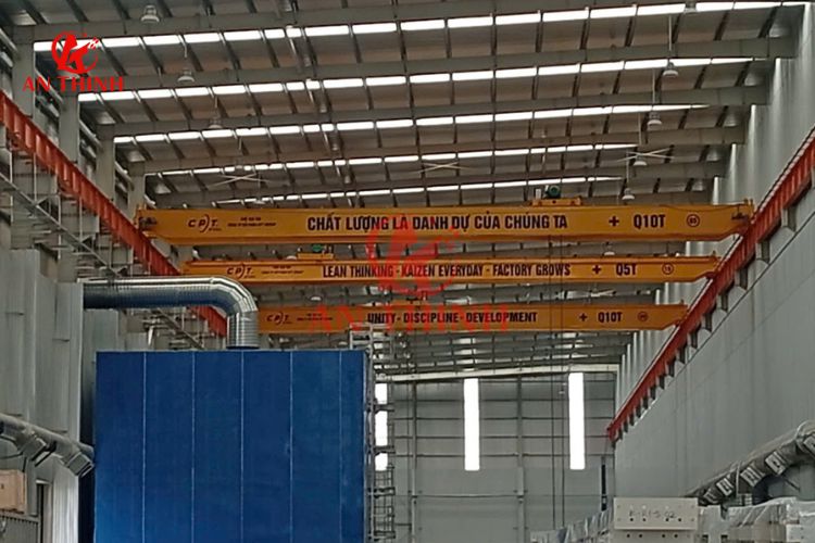 Dự án lắp đặt cầu trục 5T dầm đôi tại Bắc Ninh