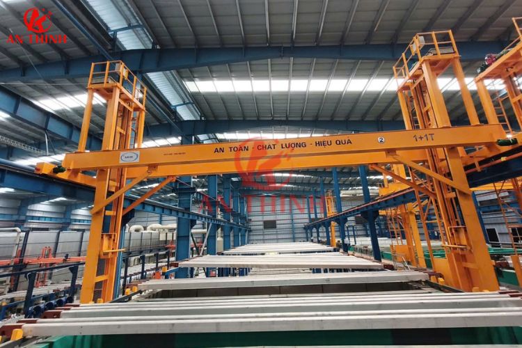 An Thịnh bàn giao dự án cầu trục dầm đôi 1T tại Hưng Yên