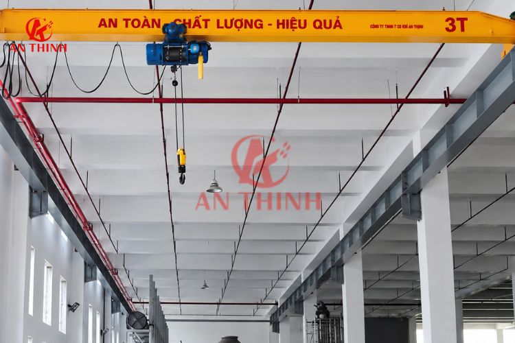 Thiết bị nâng hạ 3T gắn tải kiểm định trong quá trình thử tải tĩnh và động tại công trình