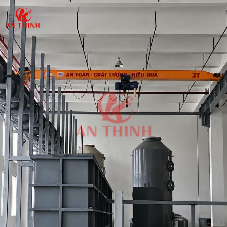 Dự án cầu trục dầm đơn 3T tại Hưng Yên